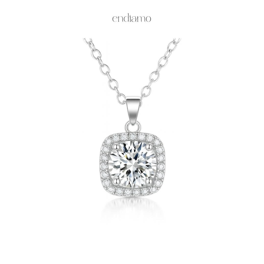 The Celeste Halo Necklace